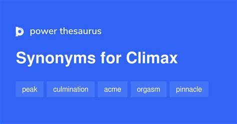 climax synonym